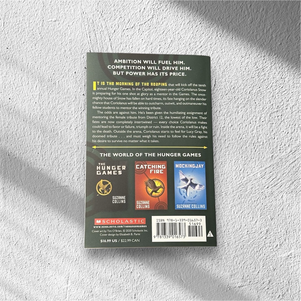 SOLD | NEW Suzanne Collins The Ballad of Songbirds and Snakes Paperback Novel - Picture 2 of 3